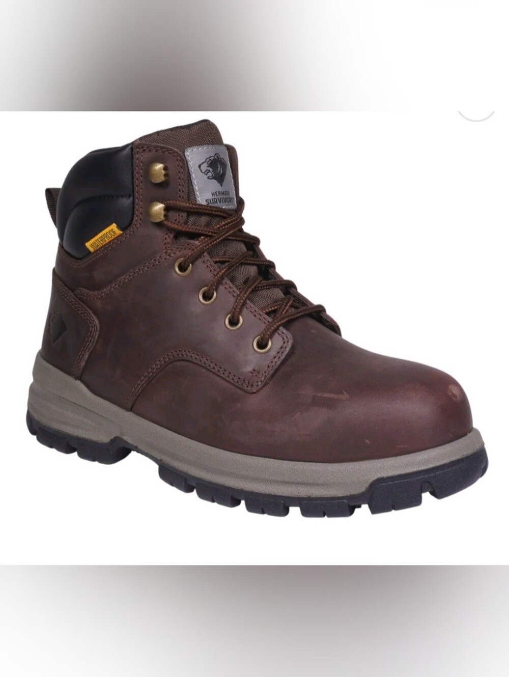Herman Survivors Iselburg Women’s Steel Toe Waterproof Work Boots Size 10 NWT